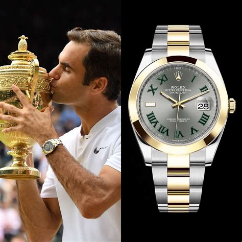 federer wimbledon 2017 rolex|Federer Rolex collection.